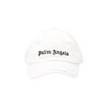 Palm Angels Ripped Logo Cap 'White/Black'