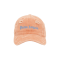 Palm Angels Ripped Logo Cap 'Orange/Blue'