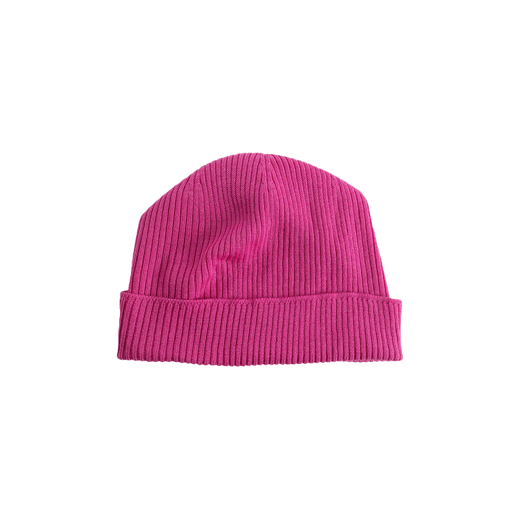 Rick Owens Rib Knit Hat 'Hot Pink'