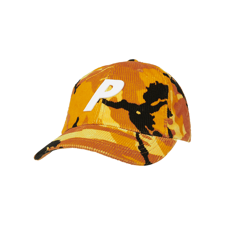 Palace Corduroy P 6-Panel 'Orange DPM Camo'