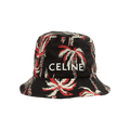 CELINE Printed Bucket Hat 'Black/Ecru/Red'