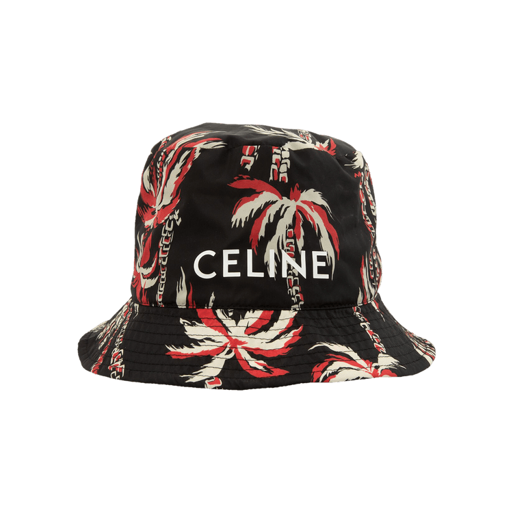 CELINE Printed Bucket Hat 'Black/Ecru/Red'