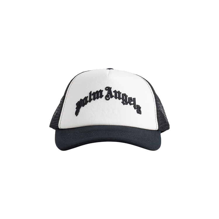 Palm Angels Curved Logo Trucker Cap 'Black'