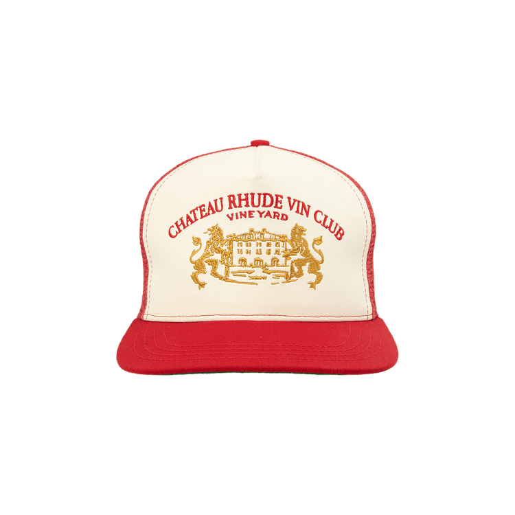 Rhude Cellier Hat 'Red/Cream'