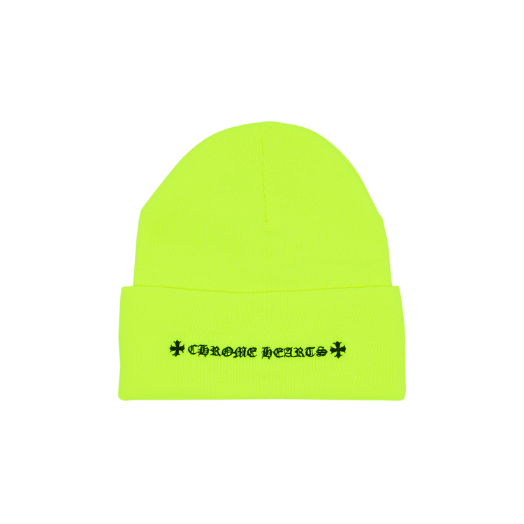 Chrome Hearts Triple Cross Beanie 'Yellow'