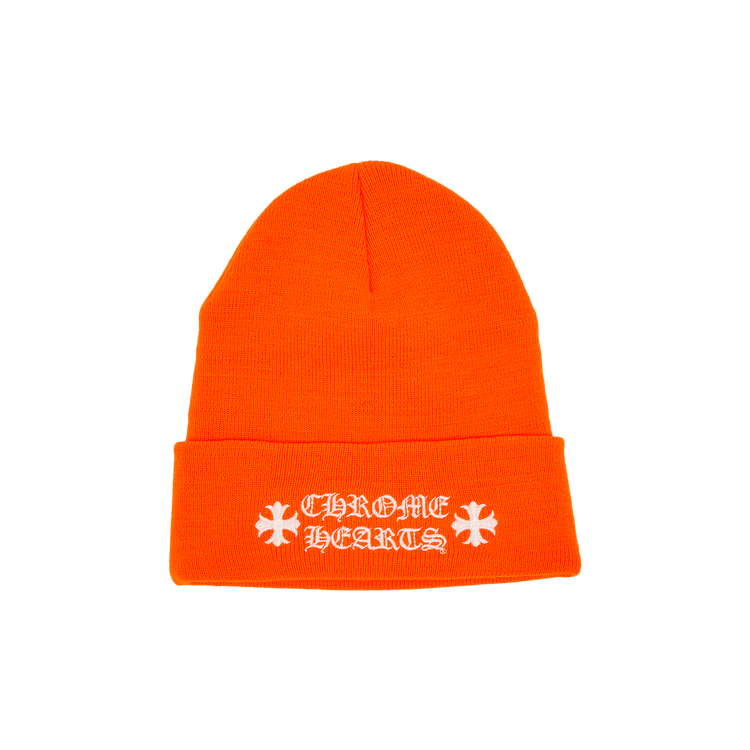 Chrome Hearts Logo Beanie 'Orange'