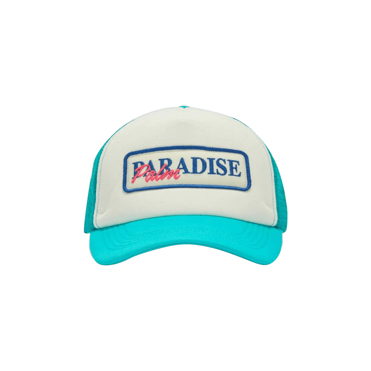 Palm Angels Paradise Palm Trucker Hat 'Light Blue'