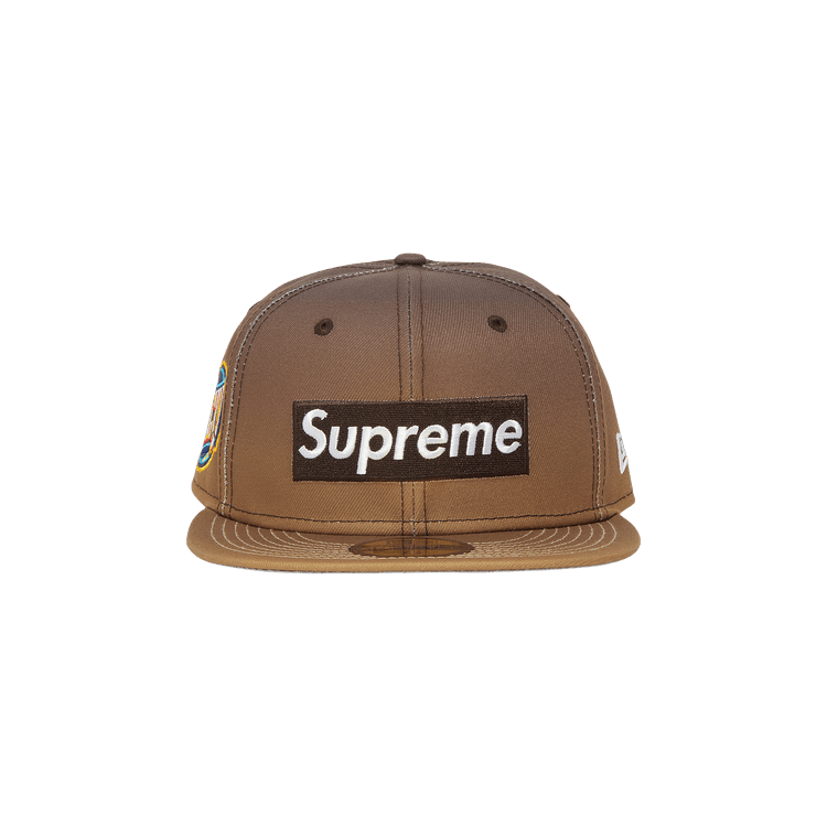 Supreme Gradient Box Logo New Era 'Brown'