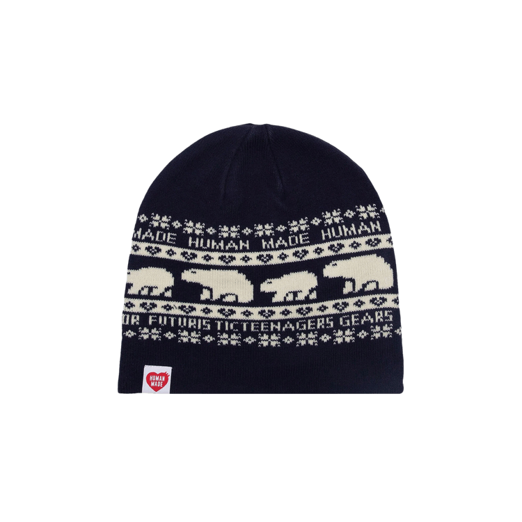 Human Made Jacquard Beanie 'Navy'