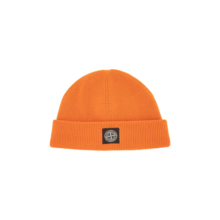 Stone Island Berretto Ribbed Knit Beanie 'Sienna'