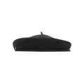 Marine Serre Embroidered French Beret 'Black'
