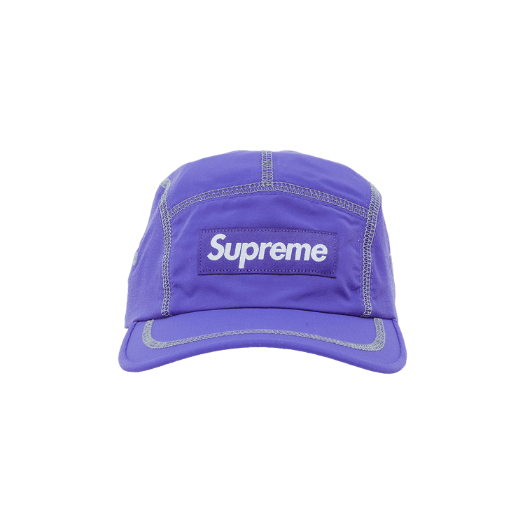 Supreme Reflective Stitch Camp Cap 'Purple'
