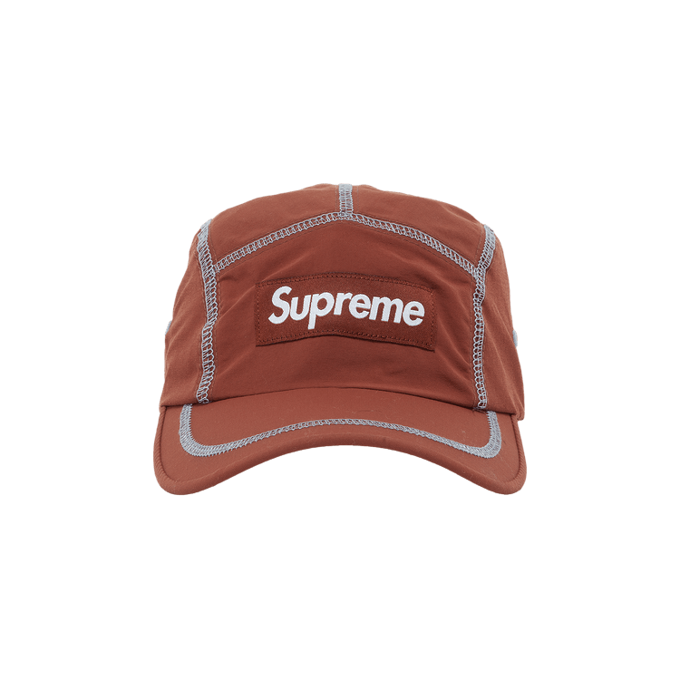 Supreme Reflective Stitch Camp Cap 'Brown'