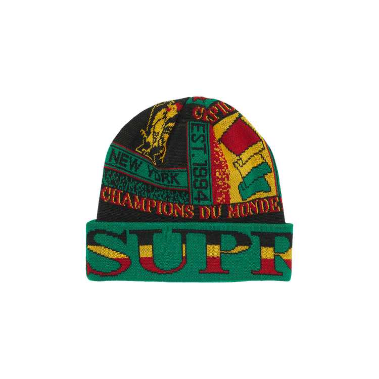 Supreme Scarf Beanie 'Green'