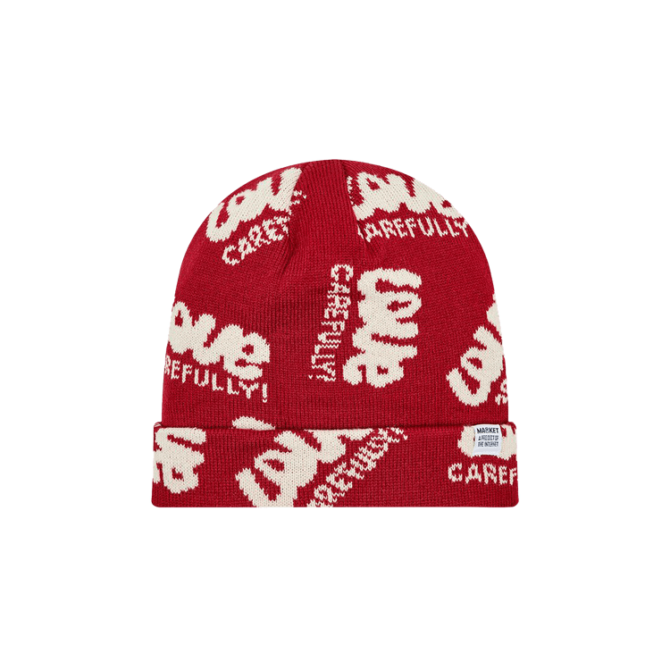 Market Love Carefully Beanie 'Cranberry'