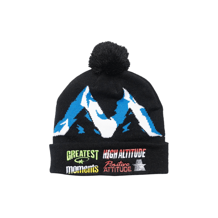 Market High Altitude Pom Beanie 'Black'