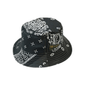 Kapital Bandana Patchwork Bucket Hat (Short Brim) 'Black'