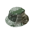 Kapital Bandana Patchwork Bucket Hat (Short Brim) 'Khaki'