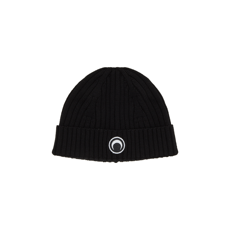 Marine Serre Mulesing Free Rib Beanie 'Black'