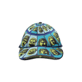 Versace Baseball Cap 'Acid Green/Teal'