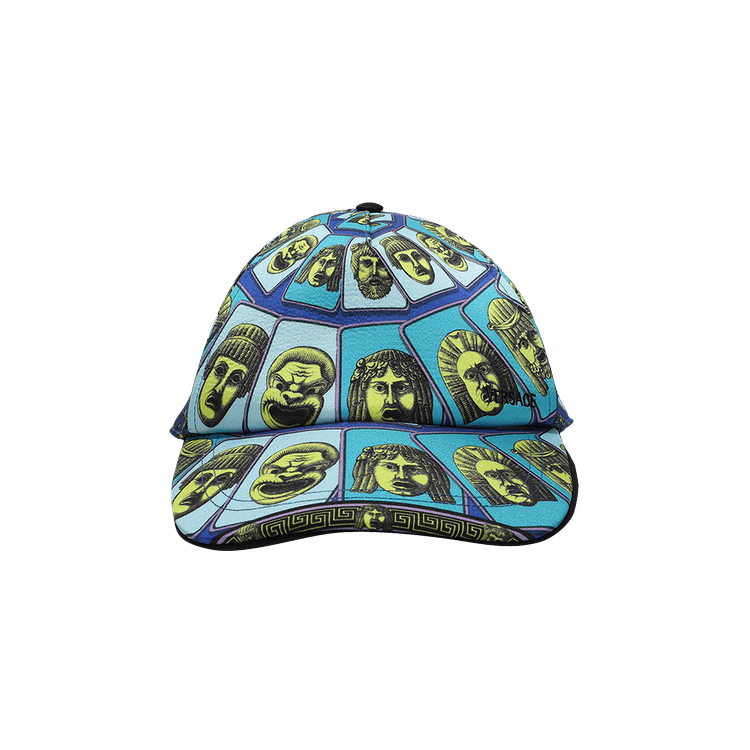 Versace Baseball Cap 'Acid Green/Teal'
