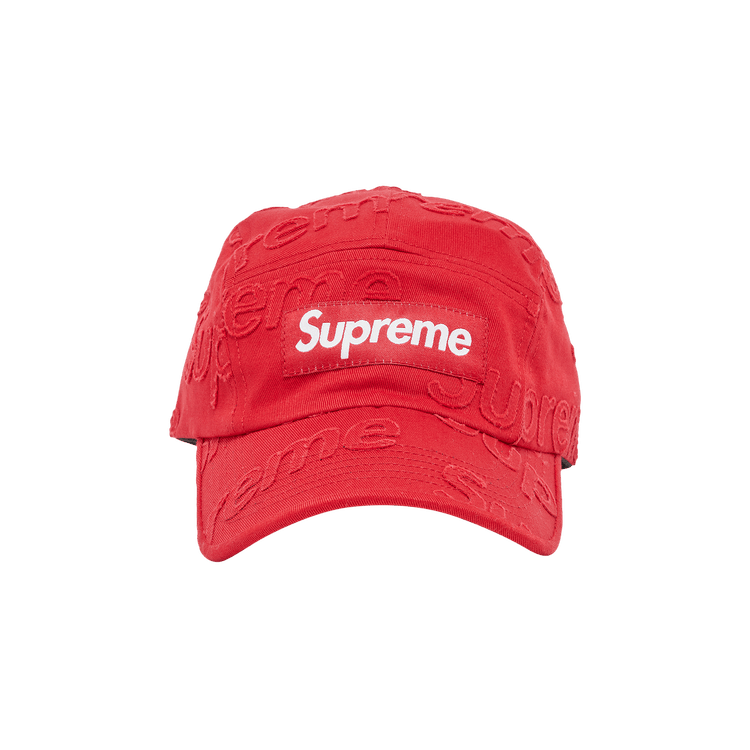 Supreme Lasered Twill Camp Cap 'Red'