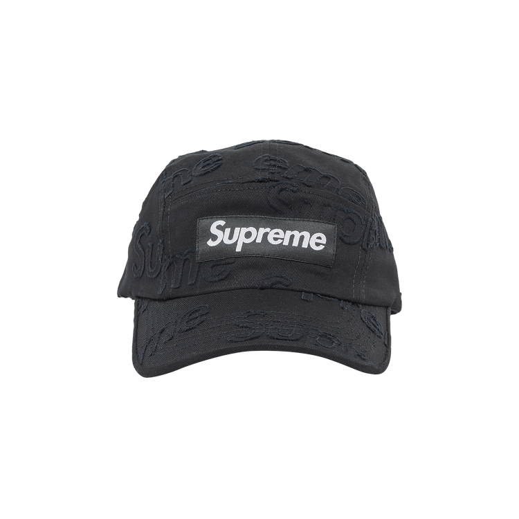 Supreme Lasered Twill Camp Cap 'Black'