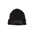 Supreme x New Era Metallic Arc Beanie 'Black'