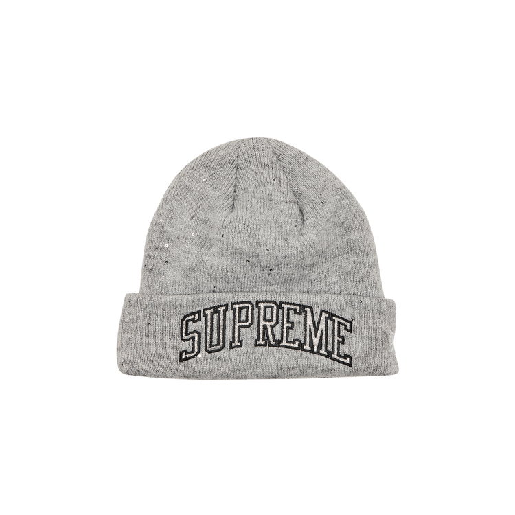 Supreme x New Era Metallic Arc Beanie 'Grey'