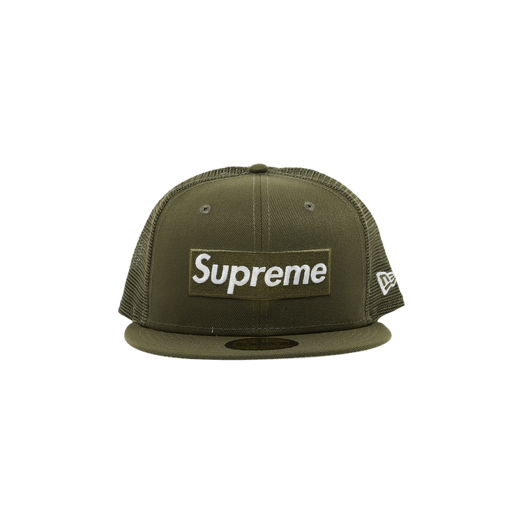 Supreme x New Era Box Logo Mesh Back 'Olive'
