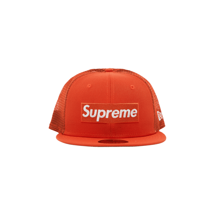 Supreme x New Era Box Logo Mesh Back 'Orange'
