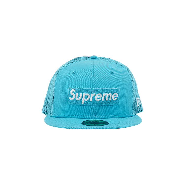 Supreme x New Era Box Logo Mesh Back 'Blue'