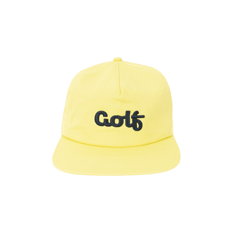 GOLF WANG Script 5 Panel Snapback 'Elfin Yellow'