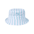 GOLF WANG Wide Seersucker Bucket Hat 'Blue/White'