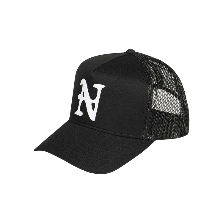 Casablanca Rainbow Monogram Patch Cap 'Black'