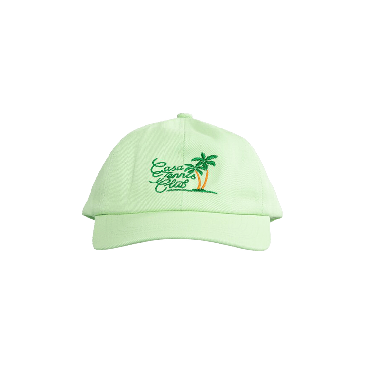 Casablanca Tennis Club Icon Embroidered Cap 'Green'