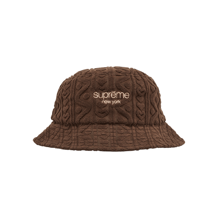 Supreme Terry Pattern Crusher 'Brown'