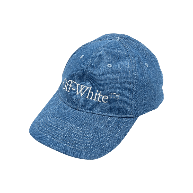 Off-White Den Logo Bookish Baseball Cap 'Blue/White'