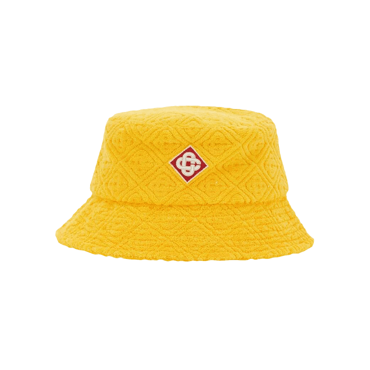 Casablanca Diamond Monogram Bucket Hat 'Citrus'
