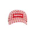 Supreme Gingham Camp Cap 'Red'