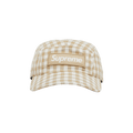 Supreme Gingham Camp Cap 'Tan'