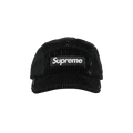Supreme 2-Tone Corduroy Camp Cap 'Black'
