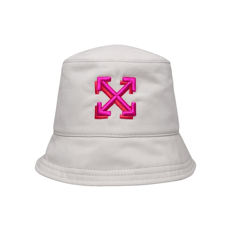 Off-White Arrow Bucket Hat 'White/Fuchsia'