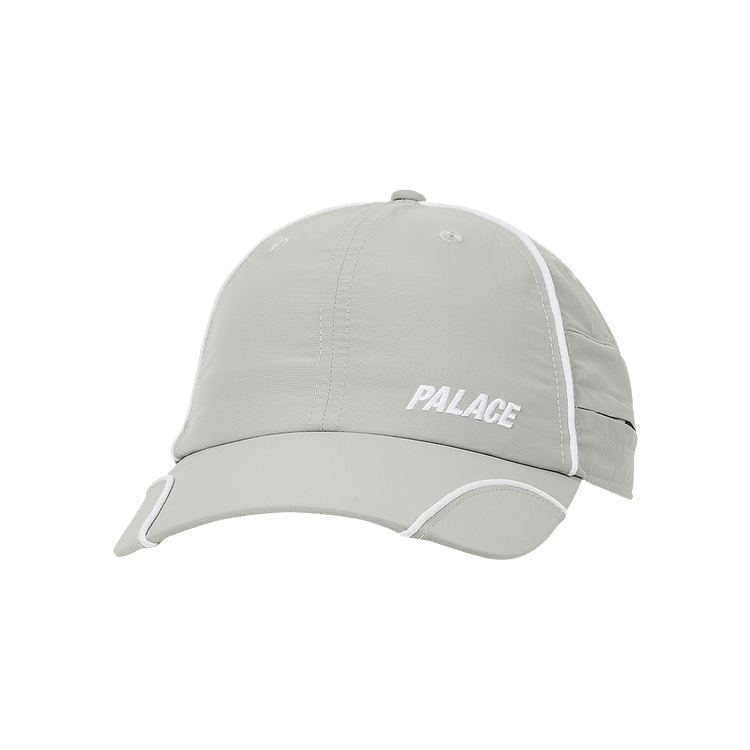 Palace Font Zip Shell Neck Saver 6-Panel 'Grey'