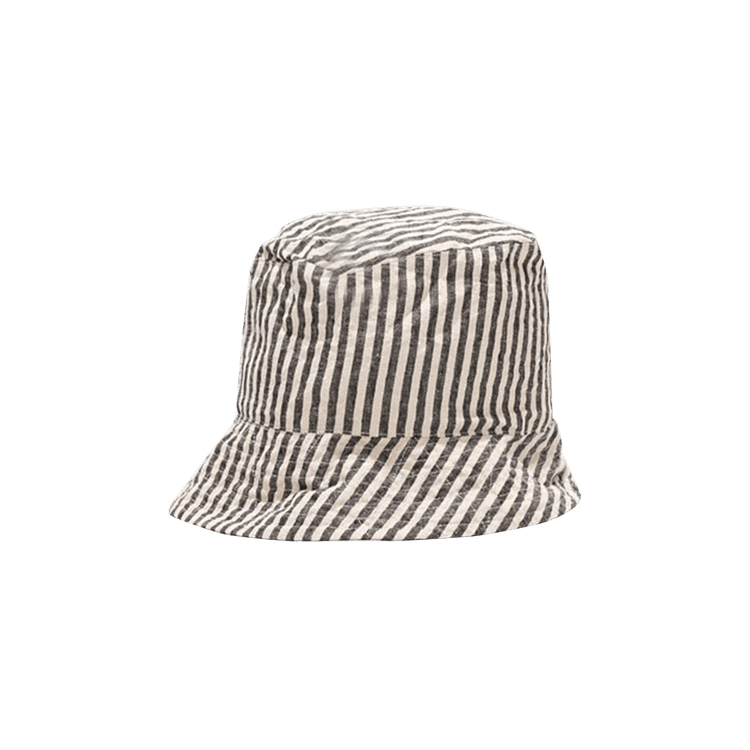 Engineered Garments LC Stripe Bucket Hat 'Natural/Black'