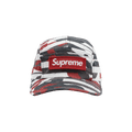 Supreme Layered Camo Camp Cap 'Red'