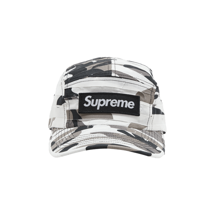 Supreme Layered Camo Camp Cap 'White'