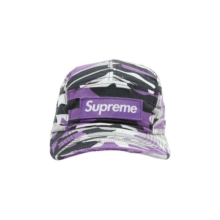 Supreme Layered Camo Camp Cap 'Purple'