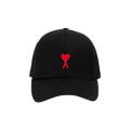 Ami Embroidered Cap 'Black'