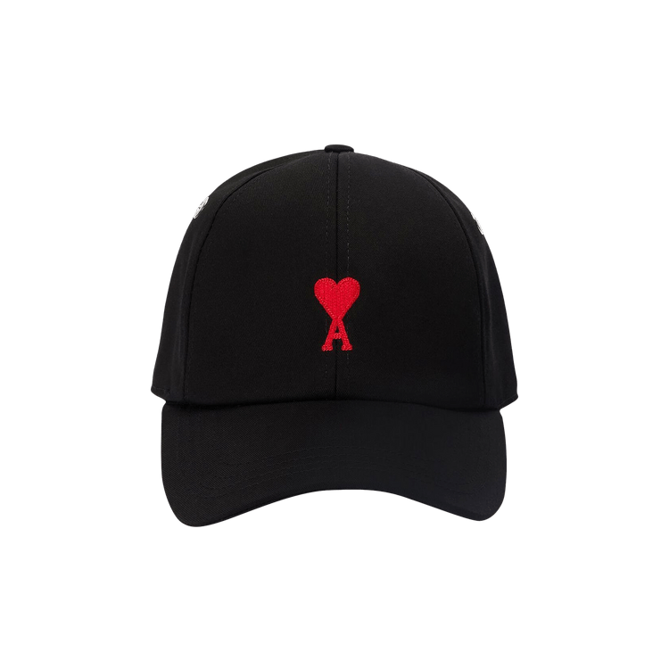 Ami Embroidered Cap 'Black'